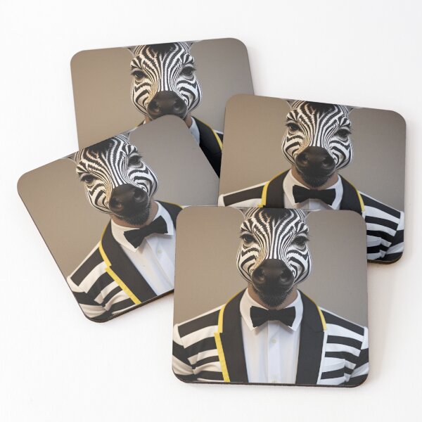 Artikelvorschau, Raffiniertes Zebra mit menschenähnlicher Form entworfen und verkauft von Zooartia.