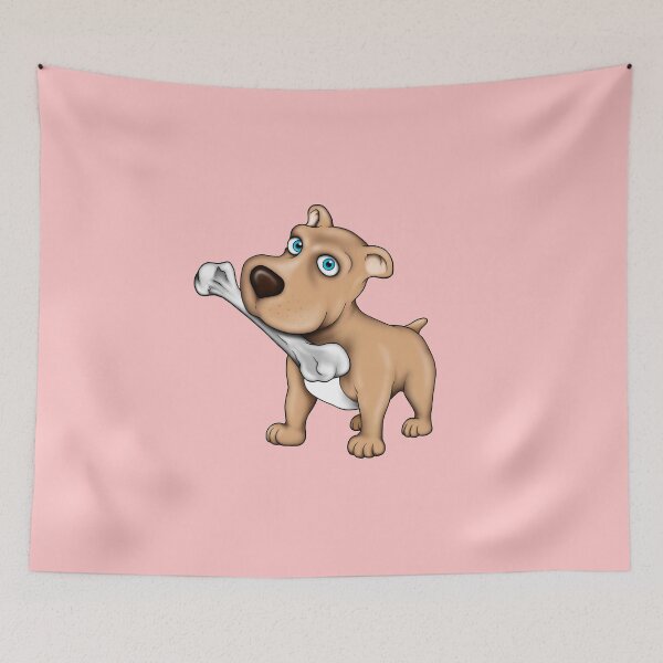 Item preview, Sweet Little Dog with a huge bone! designed and sold by Luciusinfabula.