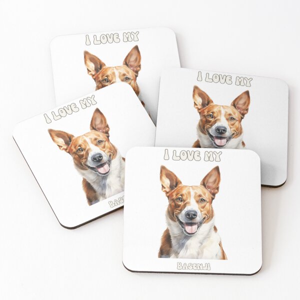 Item preview, I love my Basenji dog designed and sold by M1234s.