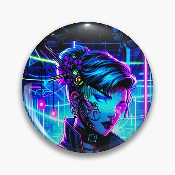 Item preview, Neon Light Glitch Women Wearing Jacket designed and sold by digitalgull.