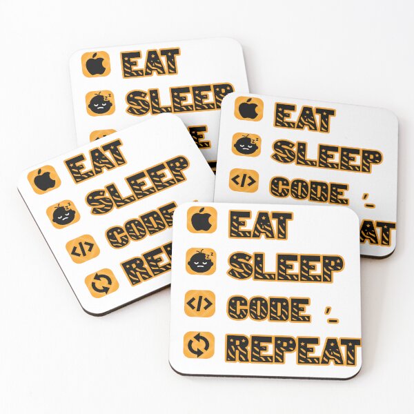 Artikelvorschau, Eat Sleep Code Repeat ist nur ein einfaches Programm für unser Leben entworfen und verkauft von DesignDistrict7.