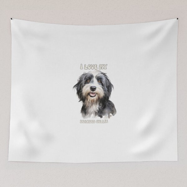 Item preview, I love my bearded collIe dog designed and sold by M1234s.