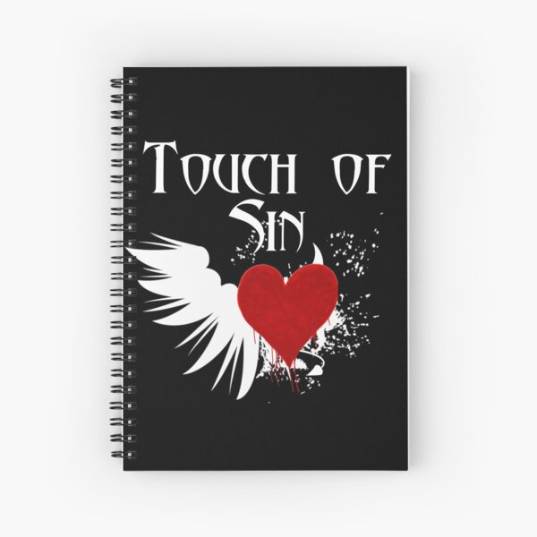 Touch of Sins (red) Spiral Notebook