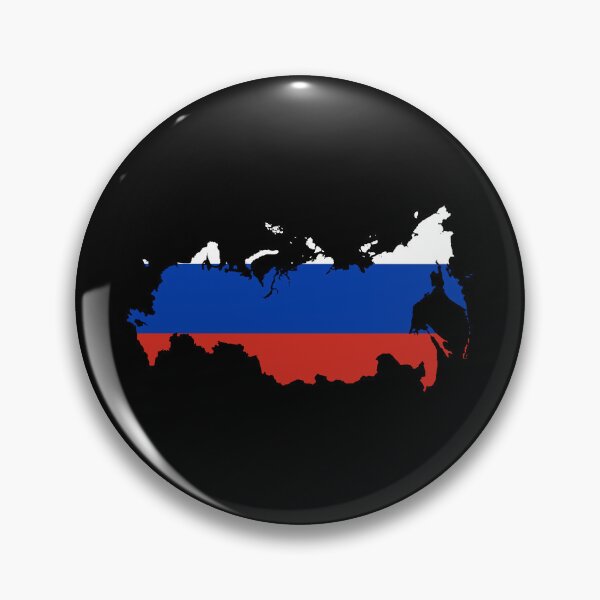 Item preview, Flag Map of Russia designed and sold by feether-store.