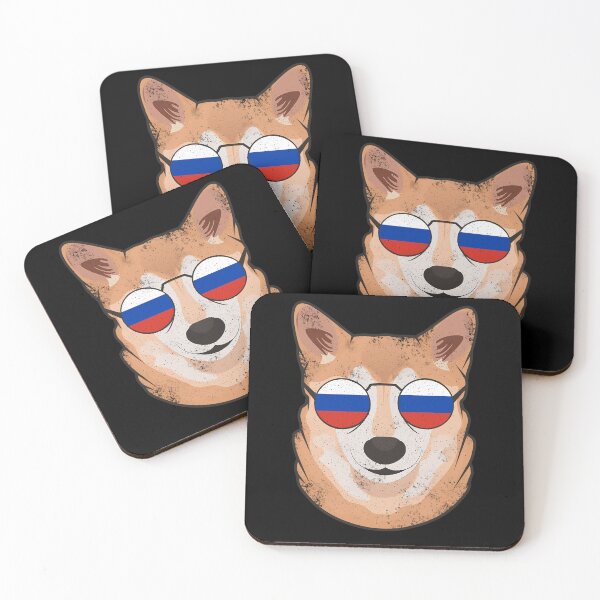 Item preview, Vintage Patriotic Shiba Inu Russian Flag designed and sold by feether-store.
