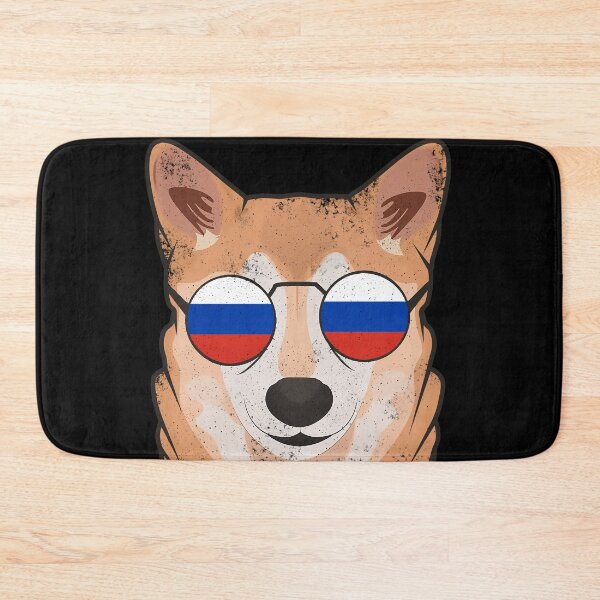 Item preview, Vintage Patriotic Shiba Inu Russian Flag designed and sold by feether-store.