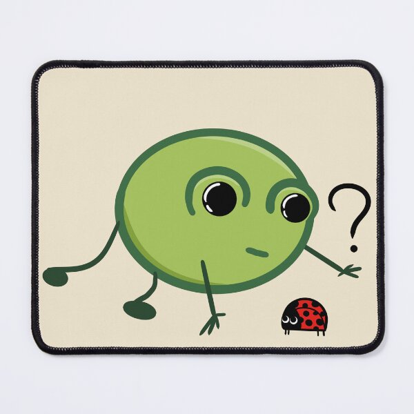 Item preview, Frog looks at ladybug designed and sold by hellenjellen.