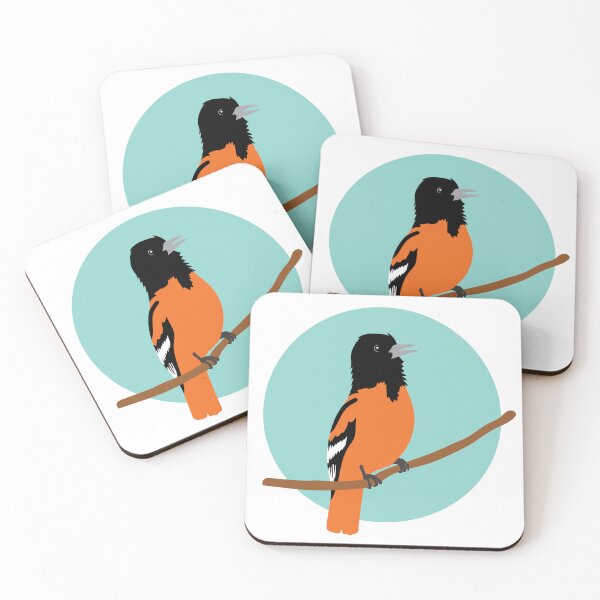 Item preview, Baltimore Oriole Bird on a Branch designed and sold by Michaela Mueller.