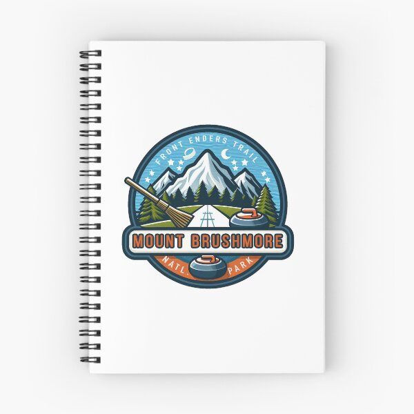 Item preview, Mount Brushmore - Curling - Front Enders Trail designed and sold by leftbutton.