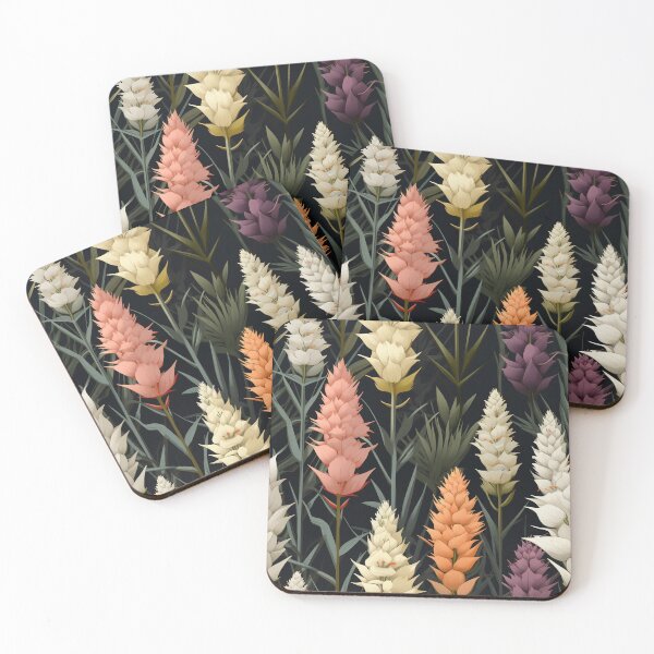 Item preview, Gladiolus Tile 26: Rainbow Trumpets Soaring on Blazing Vibrant Spears of Floral Fire designed and sold by TheBrainArt.