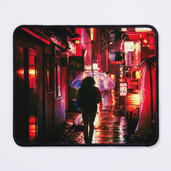 Item preview, A Man Walking on Tokyo Street in the Rain  designed and sold by digitalgull.
