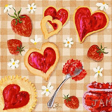 Artwork thumbnail, Linzer Cookies are My Jam by LillyUndercroft
