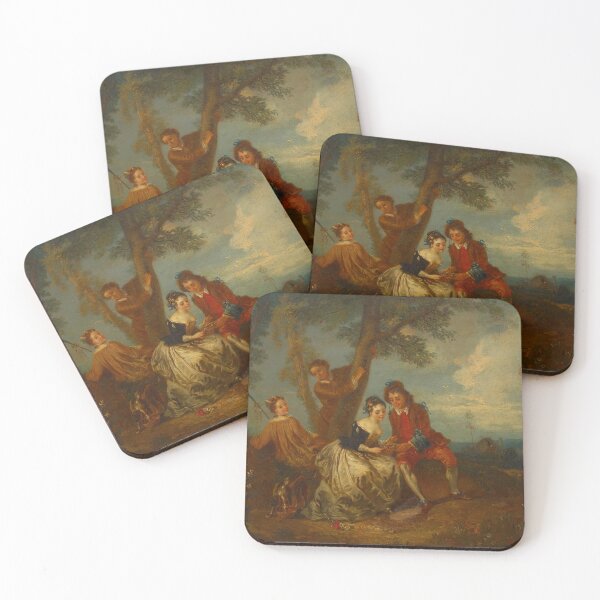 Item preview, jean antoine watteau paintings jean antoine watteau artwork poster designed and sold by Rayscompany.