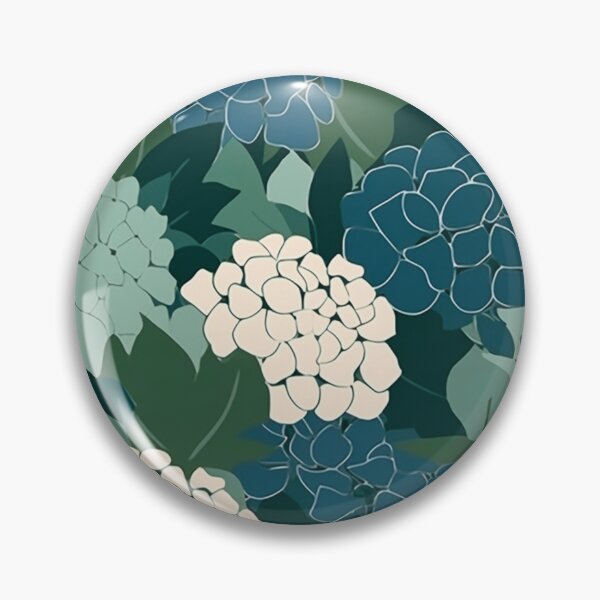 Item preview, Hydrangea Blues designed and sold by PrettyPatternss.