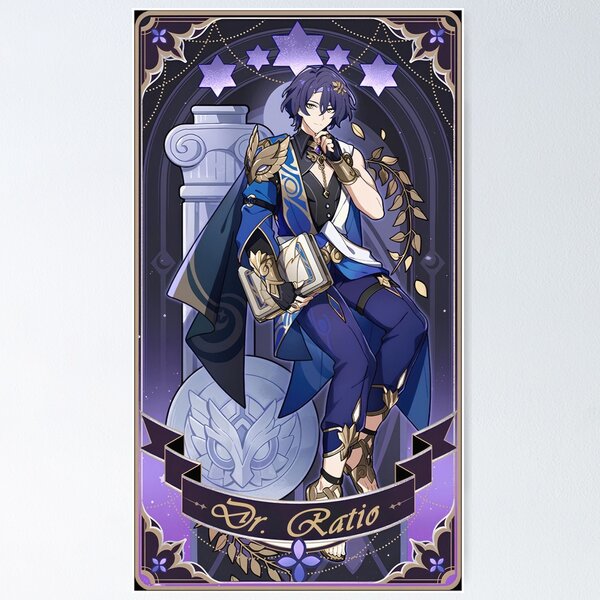 Item preview, Dr. Ratio Revelation Card Honkai Star Rail designed and sold by Demray.