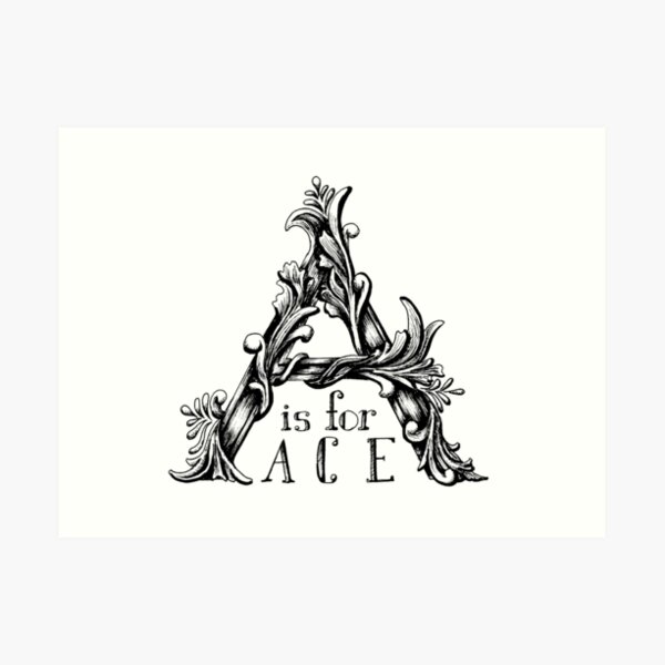 'A' is for Ace Art Print