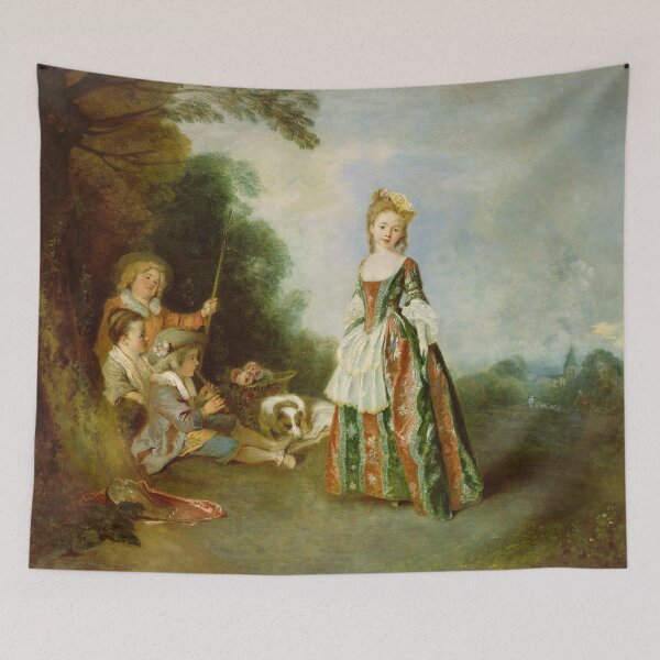 Item preview, jean antoine watteau paintings jean antoine watteau artwork 1684 1721 designed and sold by Rayscompany.