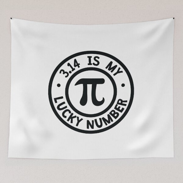 Item preview, 3.14 Is My Lucky Number Funny Pi Day Math designed and sold by jaygo.