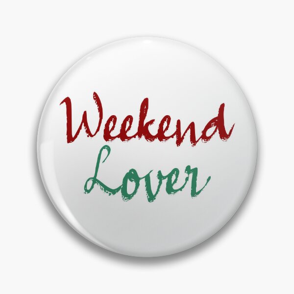 Item preview, Weekend Lover - Colorful Text Design designed and sold by well3eyond.