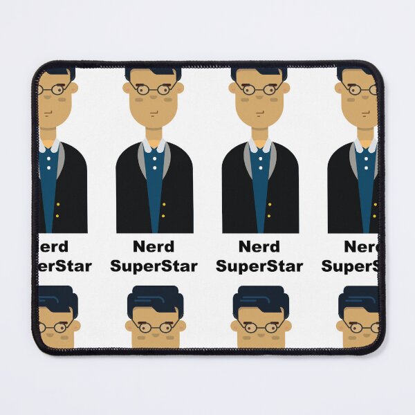 Item preview, Nerd SuperStar illustrated character and maybe your secret avatar designed and sold by Been2Canaan.