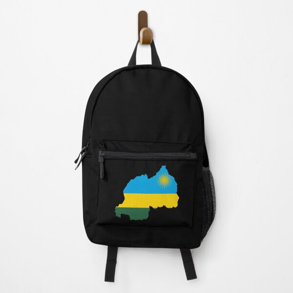 Item preview, Flag Map of Rwanda designed and sold by feether-store.