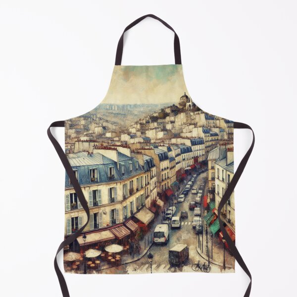Item preview, Esquisse Bohème: Una interpretación abstracta de Montmartre designed and sold by FrescoDesign.