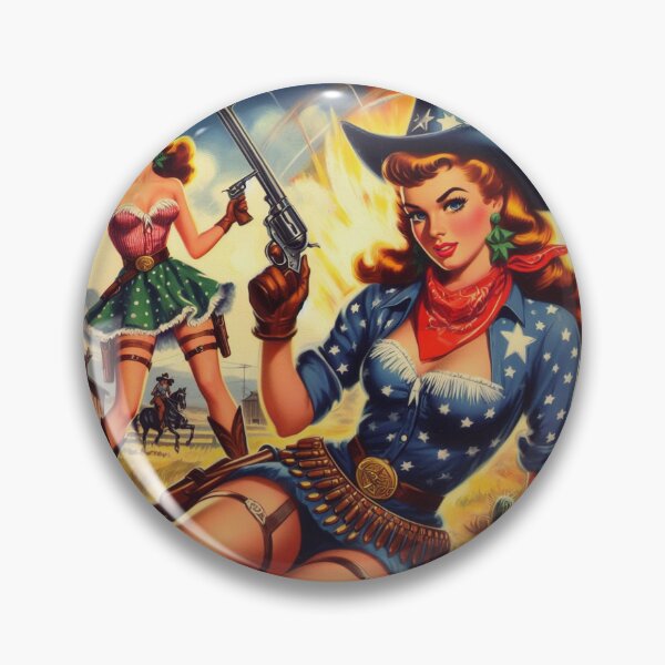Item preview, Vintage Western Girls designed and sold by PulpVintage.