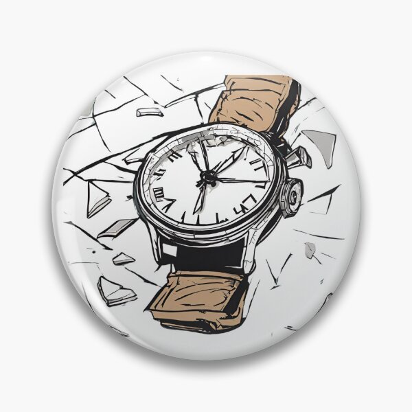 Item preview, time is up broken time designed and sold by Taptapshop.