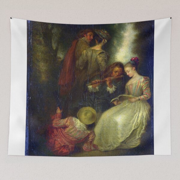 Item preview, jean antoine watteau paintings jean antoine watteau artwork 1684 1721 designed and sold by Rayscompany.