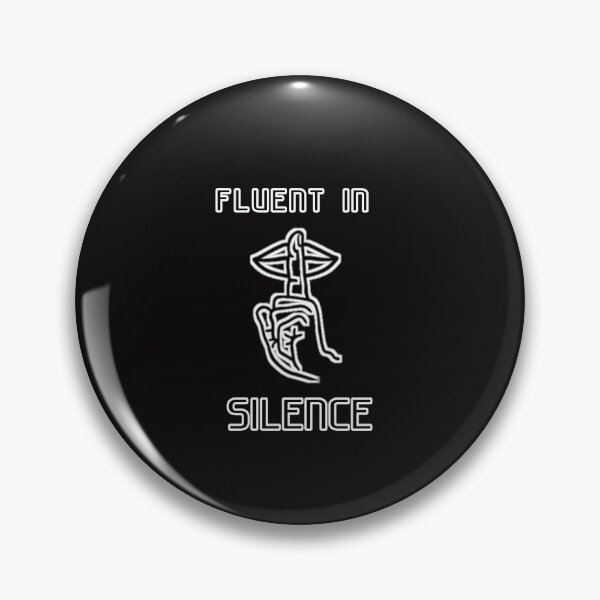 Item preview, fluent in silence designed and sold by Aiyinyangart.