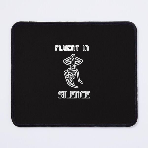 Item preview, fluent in silence designed and sold by Aiyinyangart.