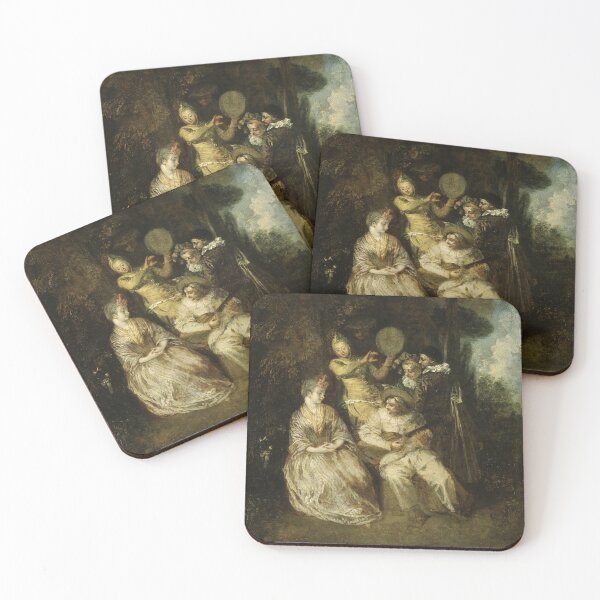 Item preview, jean antoine watteau paintings jean antoine watteau artwork 1684 1721 designed and sold by Rayscompany.