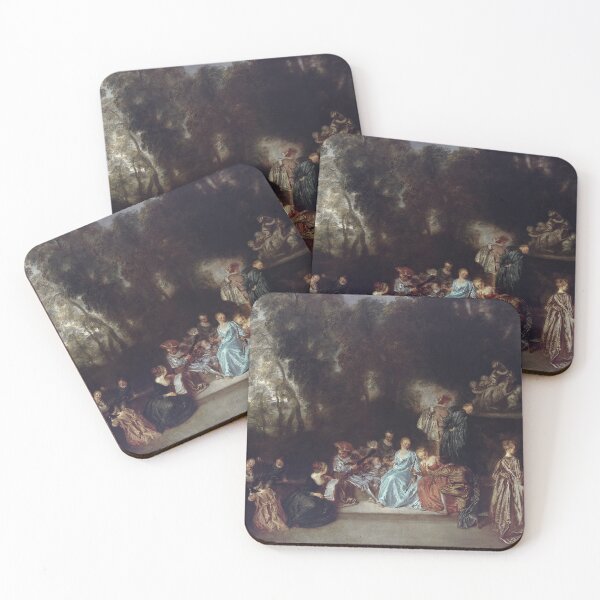 Item preview, jean antoine watteau paintings jean antoine watteau artwork 1684 1721 designed and sold by Rayscompany.