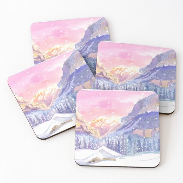 Item preview, Grindelwald Switzerland Romantic Mountain Hut in Winter Snow designed and sold by artshop77.
