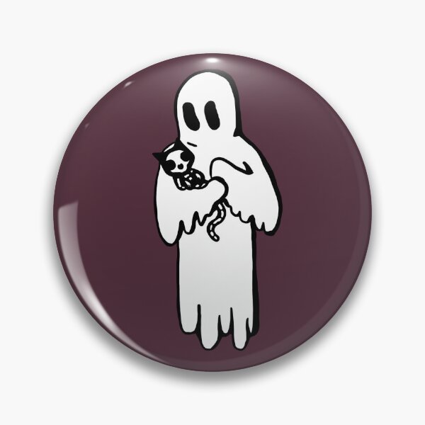 Item preview, Percival the ghost with his skeleton cat designed and sold by maryflo.