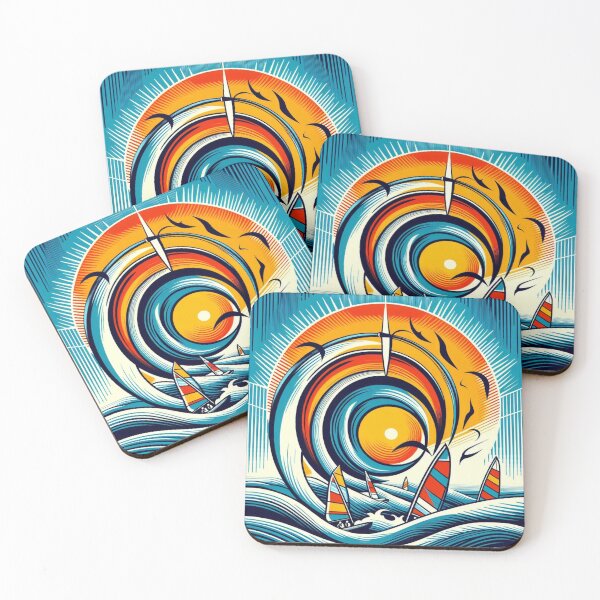 Item preview, Funky Windsurfing Rush Hour designed and sold by VistaMar.