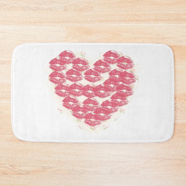 Item preview, Valentines Day Coquette pink kisses designed and sold by HarajukuTrend.