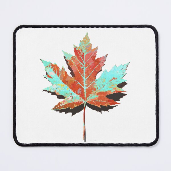 Item preview, Changing Colors Red Maple Leaf Nature Art designed and sold by Sharon Cummings Art.