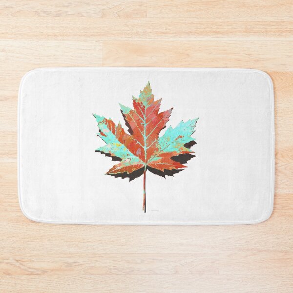 Item preview, Changing Colors Red Maple Leaf Nature Art designed and sold by Sharon Cummings Art.