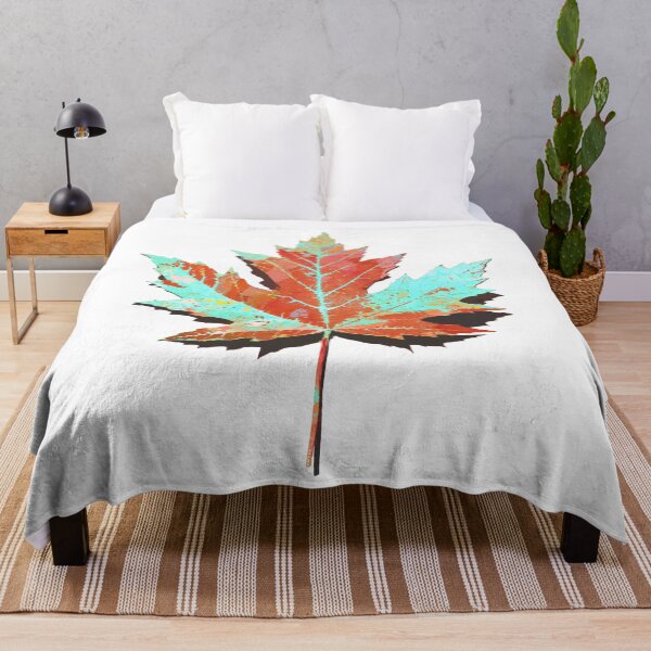 Item preview, Changing Colors Red Maple Leaf Nature Art designed and sold by Sharon Cummings Art.