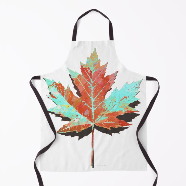 Item preview, Changing Colors Red Maple Leaf Nature Art designed and sold by Sharon Cummings Art.