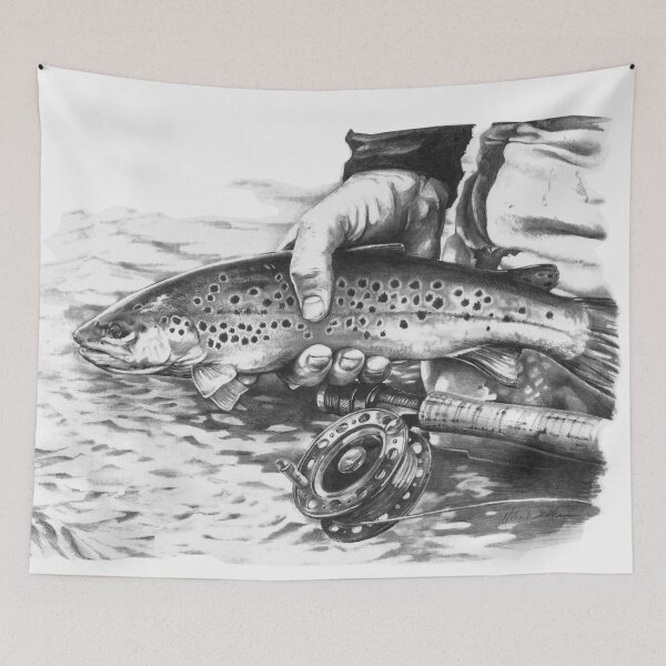 Item preview, Flyfishing Art designed and sold by mikeworthen.