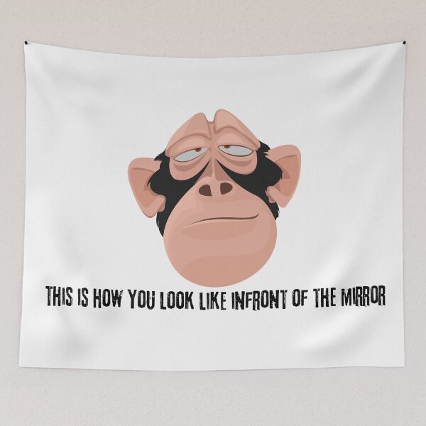 Item preview, Mirror Reflection: Monkeying Around Reality designed and sold by the-x-designs.