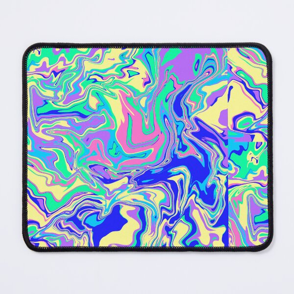 Item preview, Watermarble vaporwave Color palette print designed and sold by Clara Memmoli.