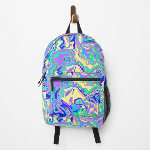 Item preview, Watermarble vaporwave Color palette print designed and sold by Clara Memmoli.