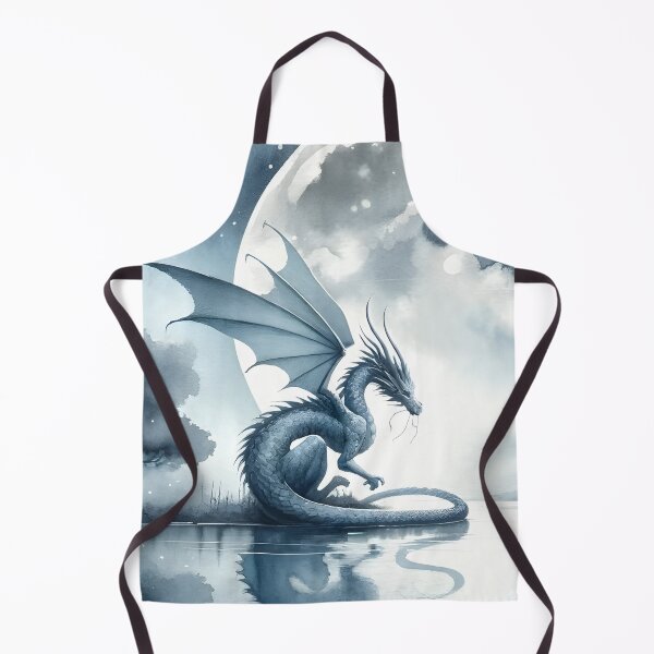 Item preview, Tranquil Dragon Over Moonlit Lake designed and sold by KNAA.