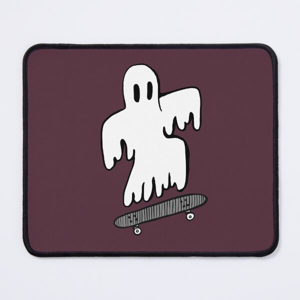 Item preview, Percival the ghost on his skateboard designed and sold by maryflo.