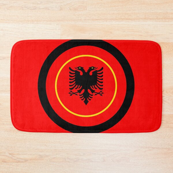 Item preview, Albania Double Eagle Retro red and black Kuq e Zinjtë mod roundel designed and sold by ModSupporters.