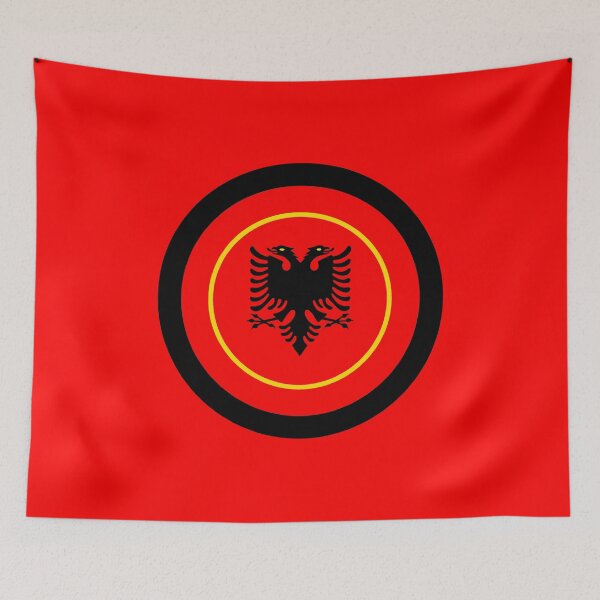 Item preview, Albania Double Eagle Retro red and black Kuq e Zinjtë mod roundel designed and sold by ModSupporters.