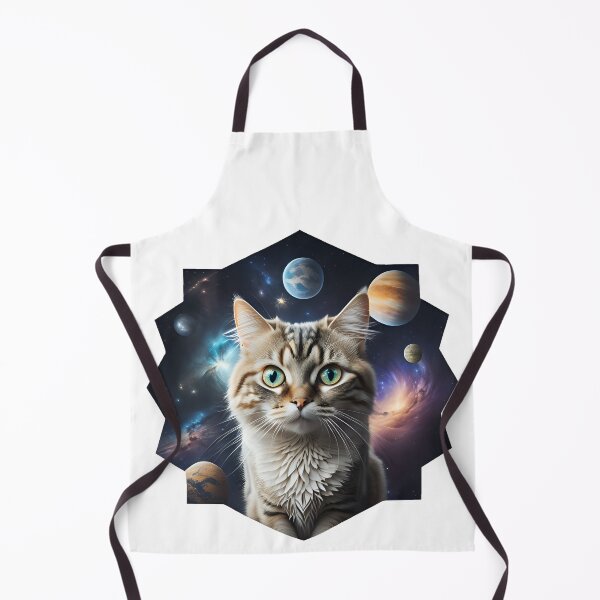 Item preview, Celestial Cat with Planets designed and sold by Qlutique.